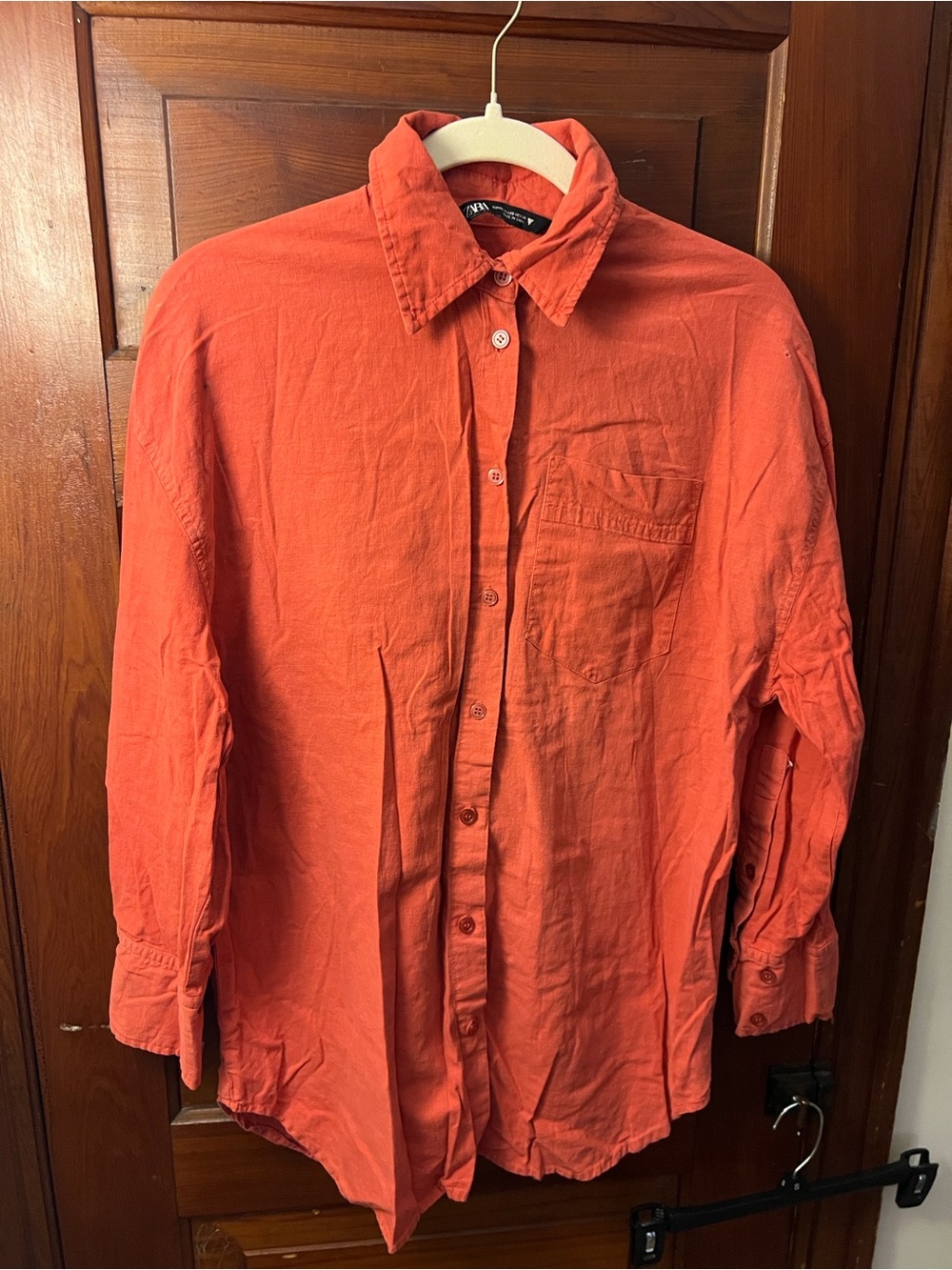 Zara Woman’s Oversized Button-down Shirt